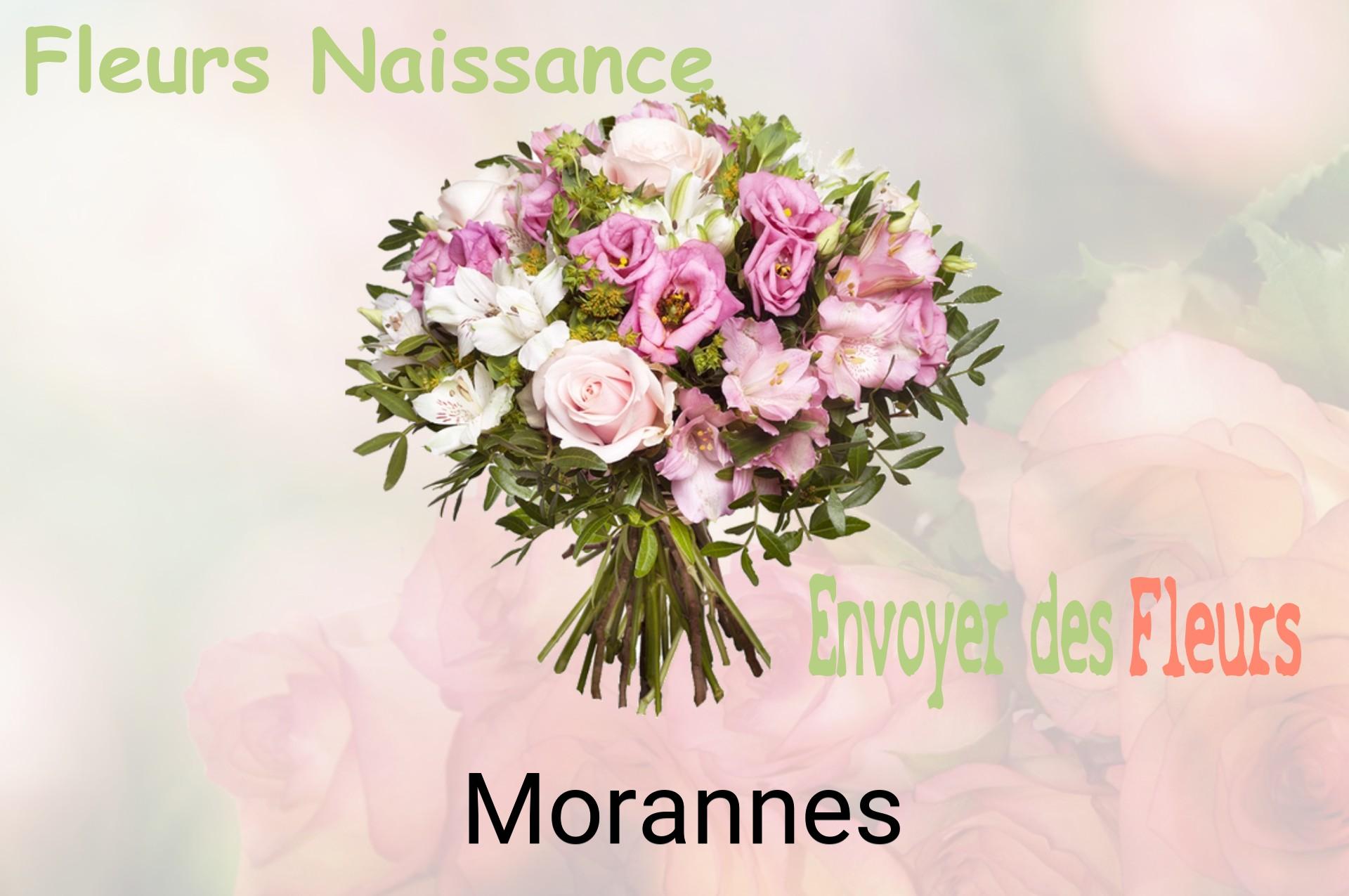Bouquet de fleurs de naissance livré à Morannes